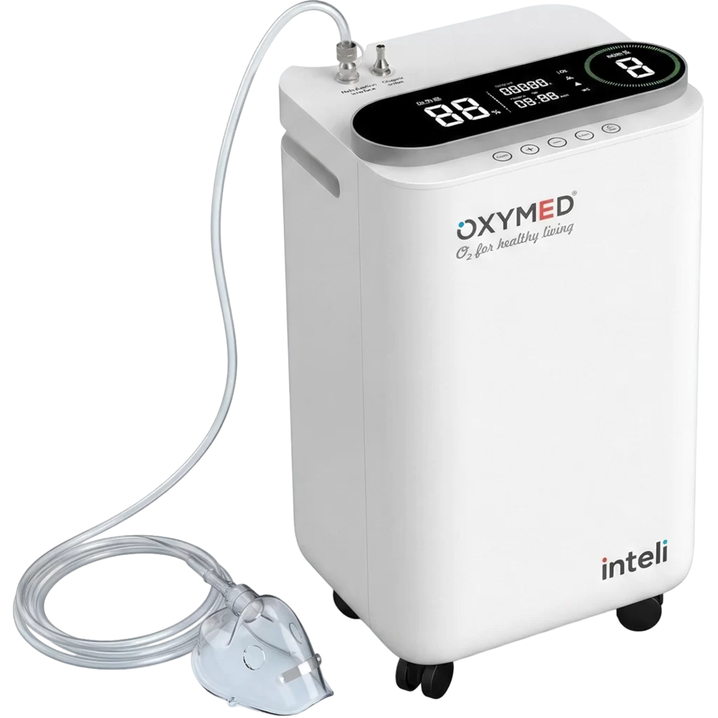 Oxymed Inteli 5LPM Auto Flow Oxygen Concentrator